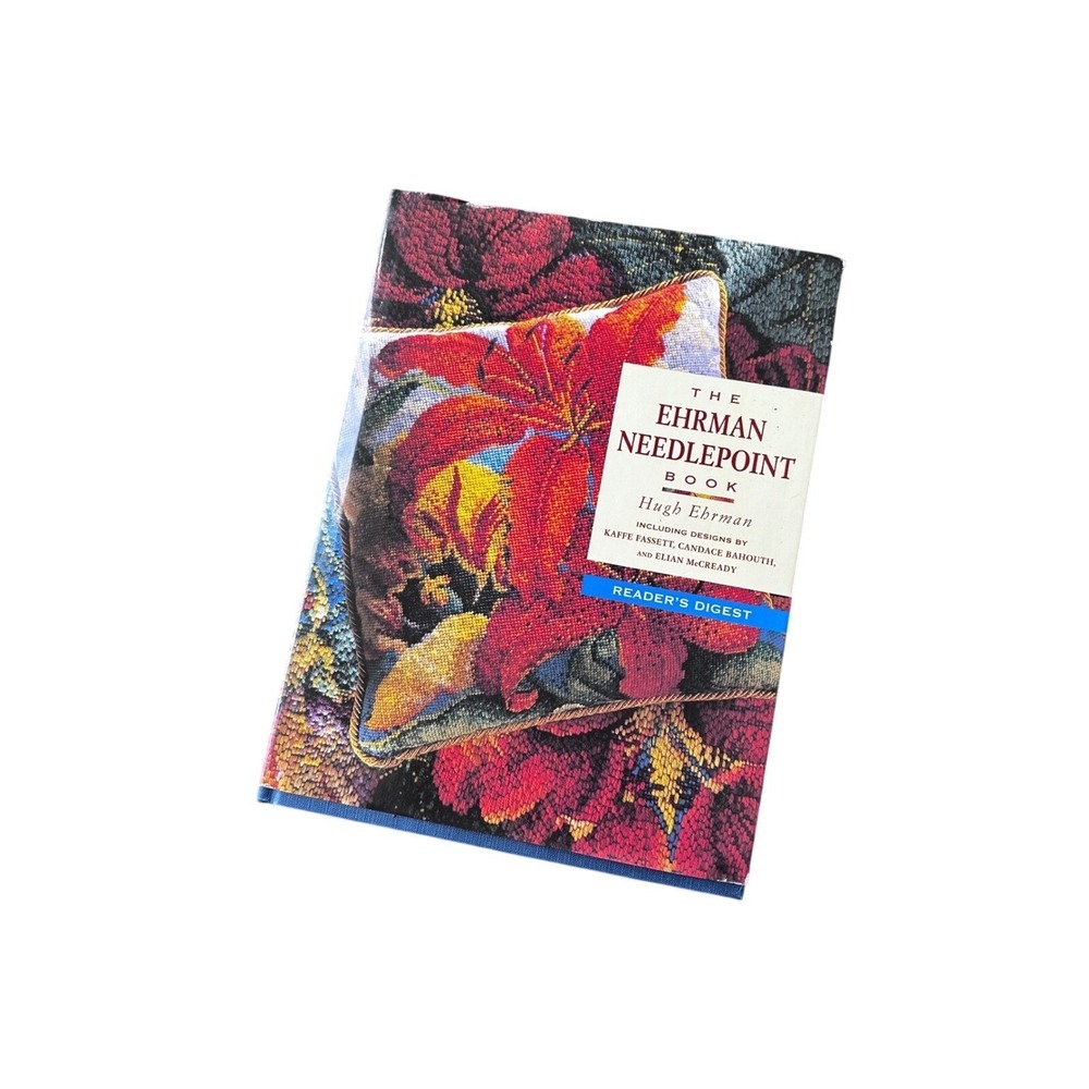 Ehrman Needlepoint Book Hugh Ehrman Kaffe Fassett Hardcover 1995 Reader's Digest